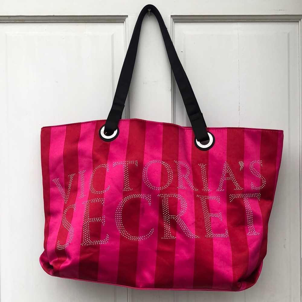 Victoria's Secret Striped Tote Bag